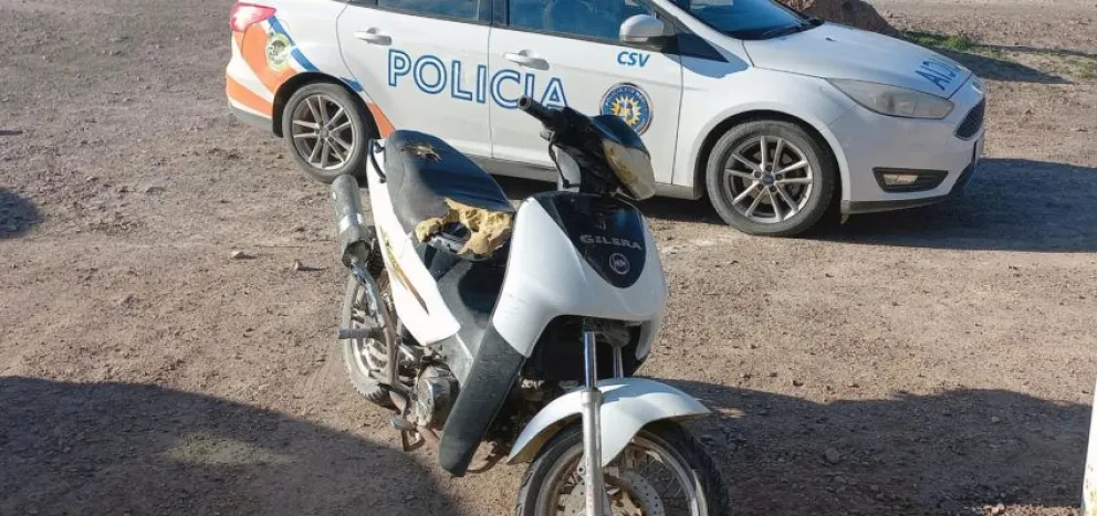 Robó una moto y fue atrapado tras escapar de un control policial
