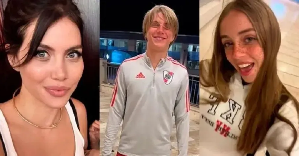 El divertido ida y vuelta entre Wanda Nara y la novia de su hijo Valentino López