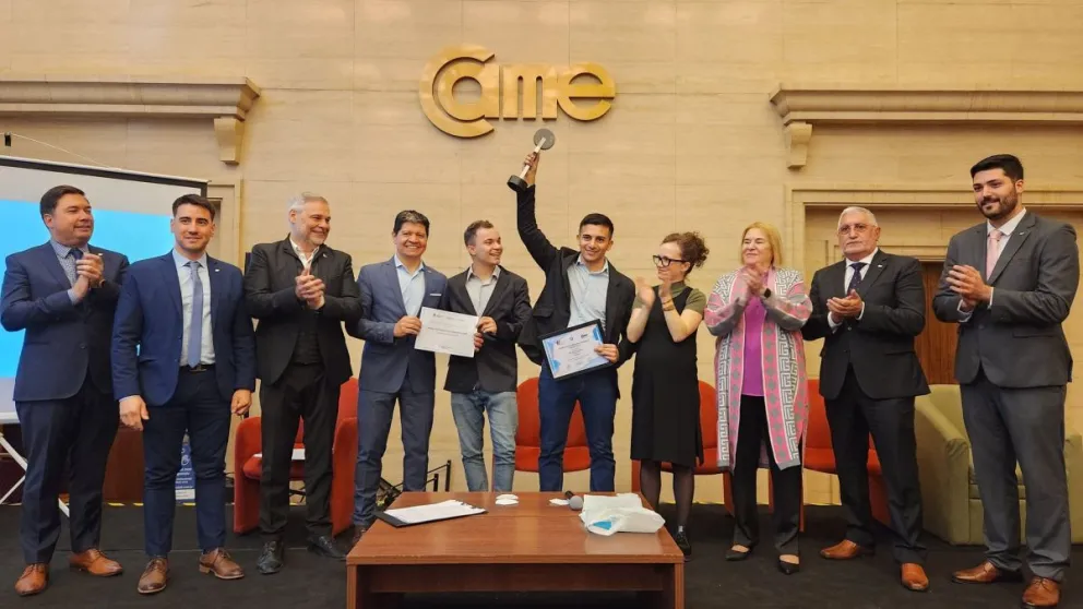 El rionegrino Axel Córdoba ganó el Premio Joven Empresario Argentino