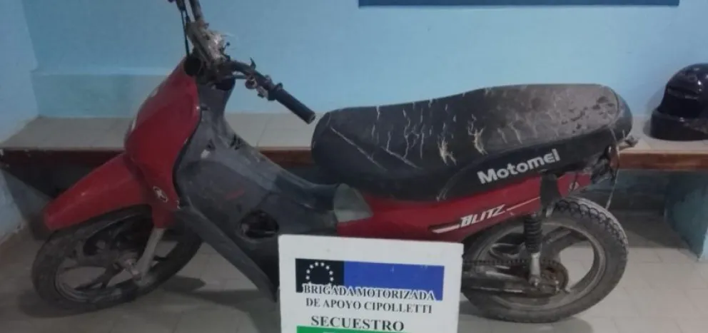 Continúan los robos de motos: la encontraron en otra ciudad