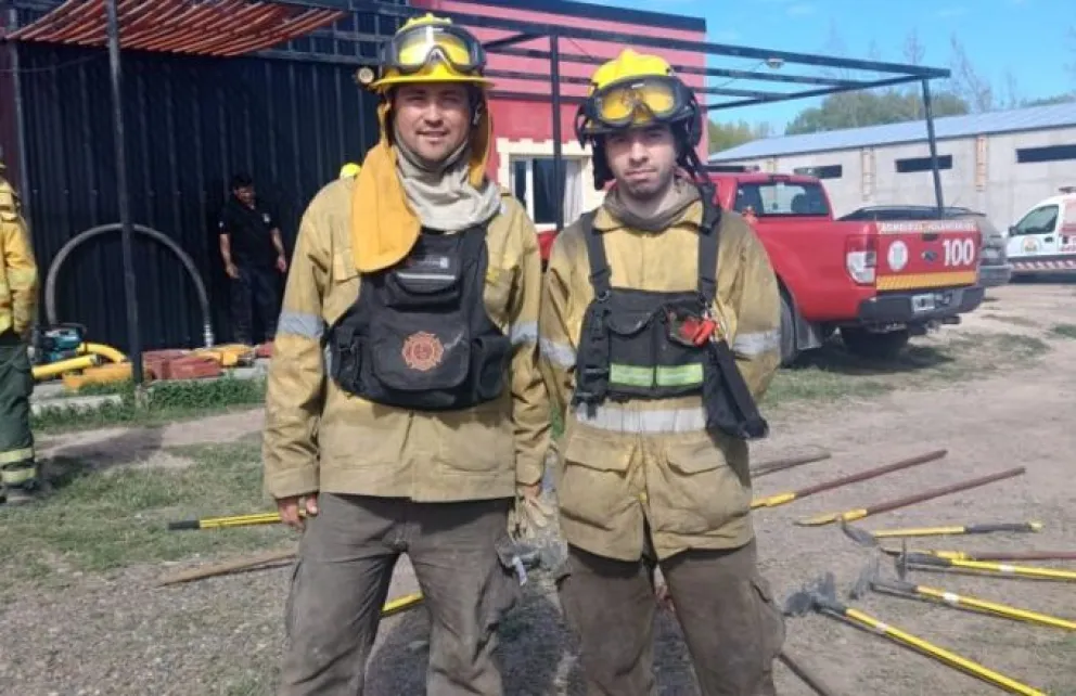 Bomberos de Roca se capacitaron en nivel °2 de Incendio Forestales