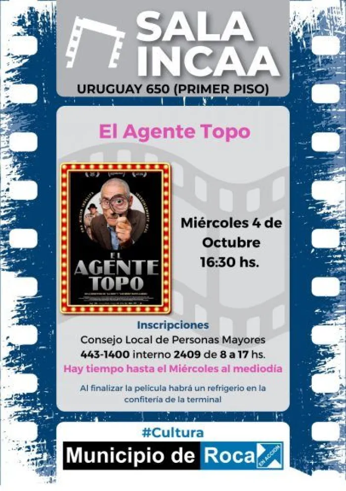 Ciclo de Paseo al Cine: ¡Entérate de la agenda del cine INCAA esta semana!