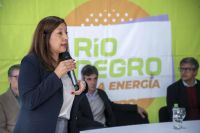Arabela Carreras no se calló nada: la transición de gobierno y puso sobre la mesa el drama económico de Río Negro