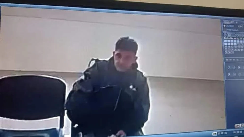 Robó del hospital una balanza utilizada para salud infantil y quedó grabado