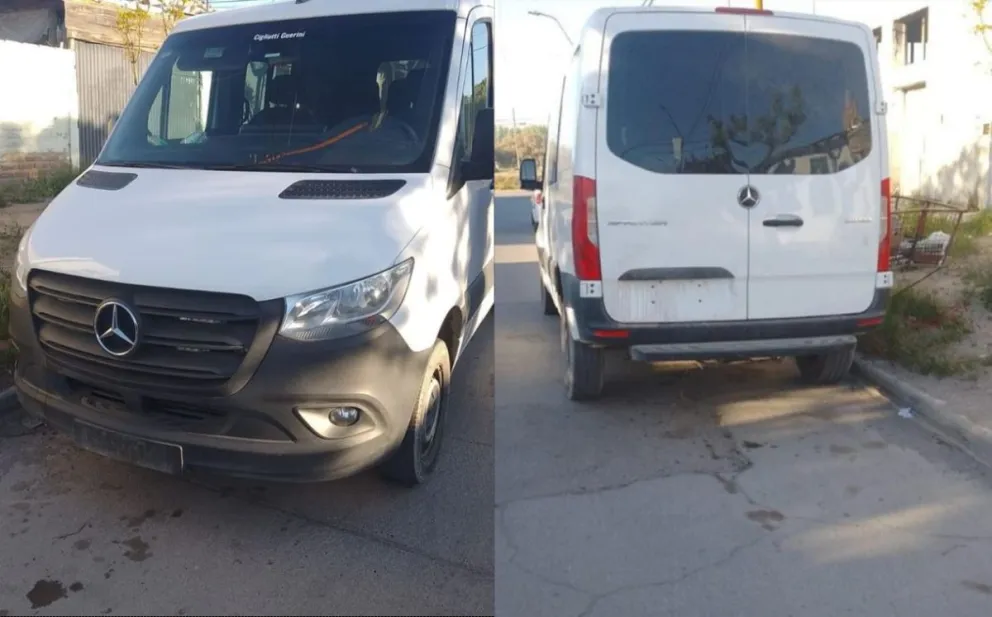 Tres personas quedaron detenidas por robar una combi 