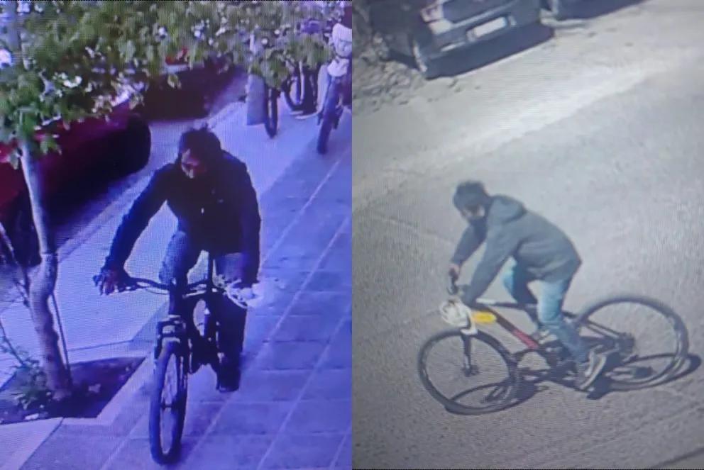 Robó una bicicleta del Juan XXIII y quedó escrachado por las cámaras 