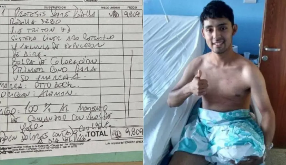 Le amputaron una pierna tras un accidente y necesita apoyo para comprar una prótesis