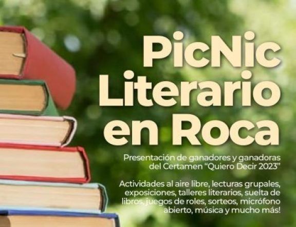 Se viene el «Picnic Literario» en Roca: ¿cuándo y dónde será?