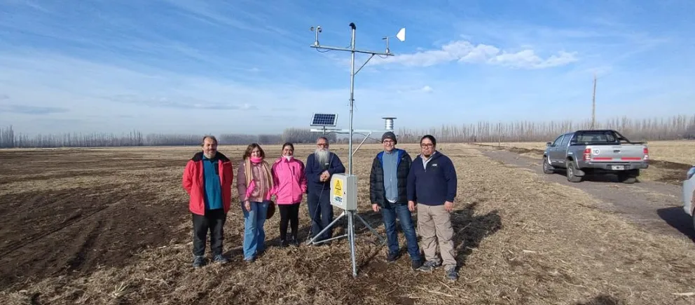 Se habilitaron centrales meteorológicas en el Alto Valle que beneficiarán a los productores