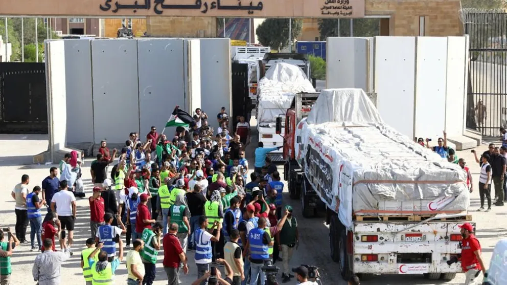 Llega la ayuda humanitaria a Gaza en medio de la crisis de suministros
