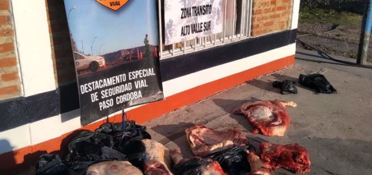 Destruyen más de 100 kilos de carne secuestrados en Paso Córdoba