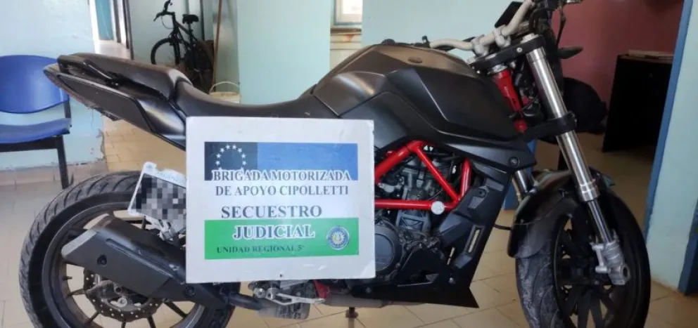 Recuperan una moto de alta gama que tenía pedido de secuestro