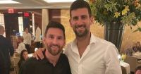 Emotivo encuentro entre Lionel Messi y Novak Djokovic en el Balón de Oro
