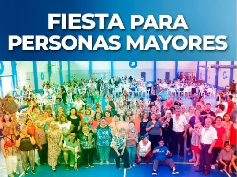 Todo listo para la Gran Fiesta para Personas Mayores en Roca: música, baile y sorteos para disfrutar
