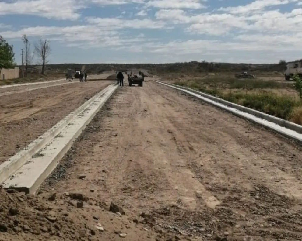 Avanza la urbanización en el Barrio Fiske Menuco