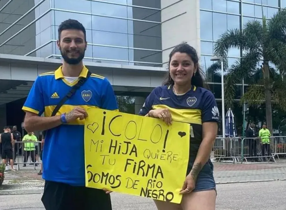 Viajaron desde Roca a Brasil para conseguir la firma del "Colo Barco”