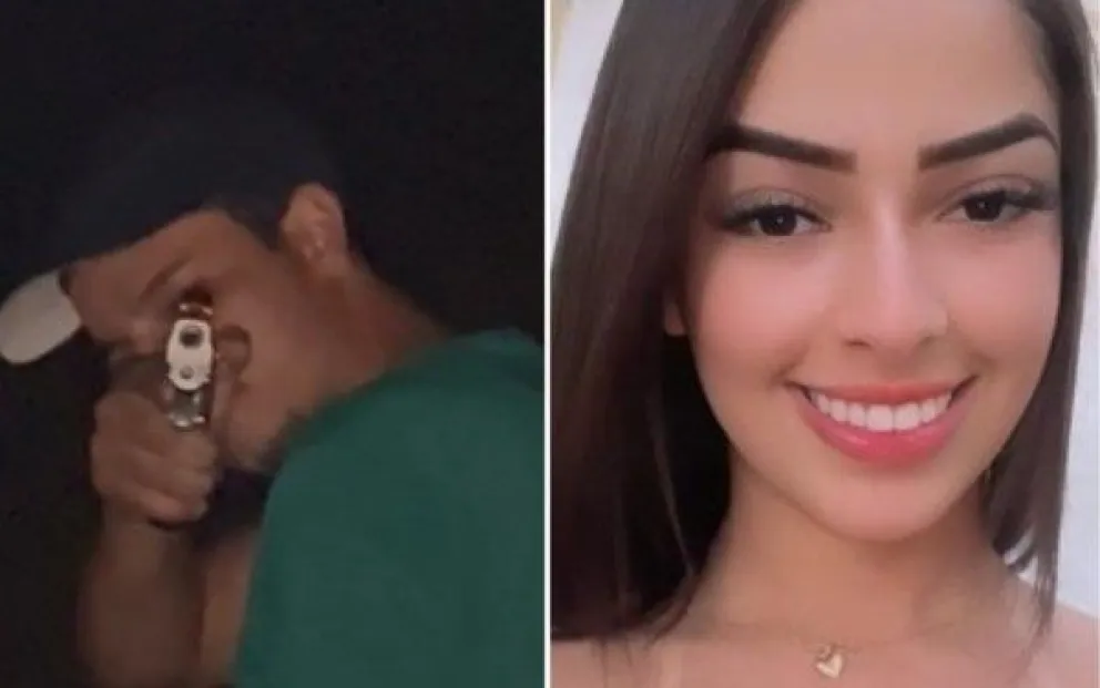 Horror en Brasil: una joven grabó el momento en que su novio le dispara y la mata