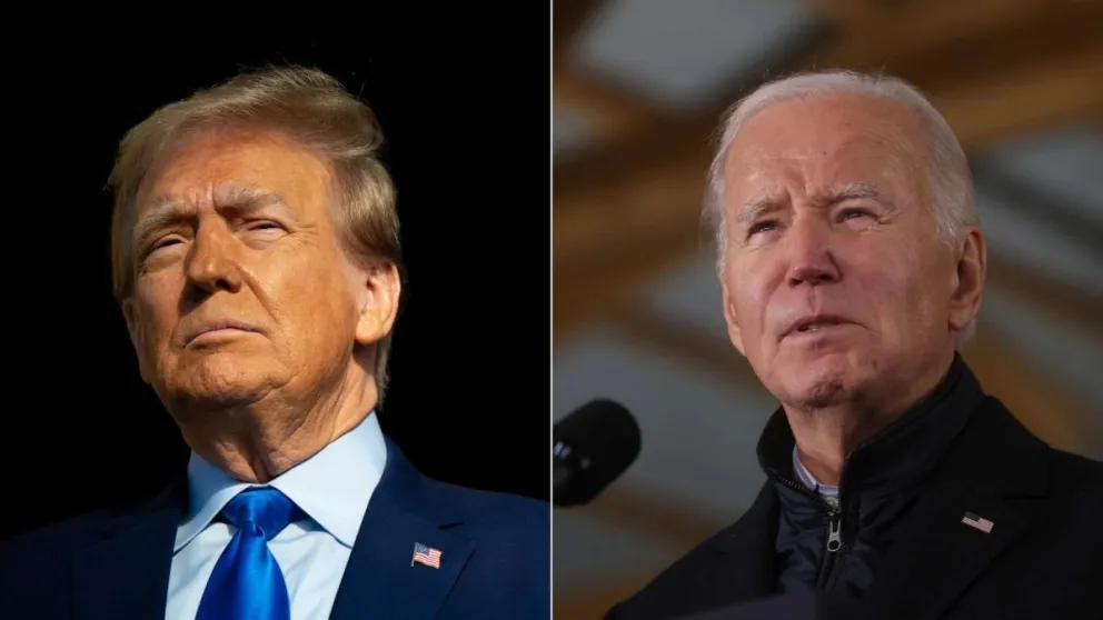 Trump lidera intención de voto en cinco estados claves, a un año de las elecciones 