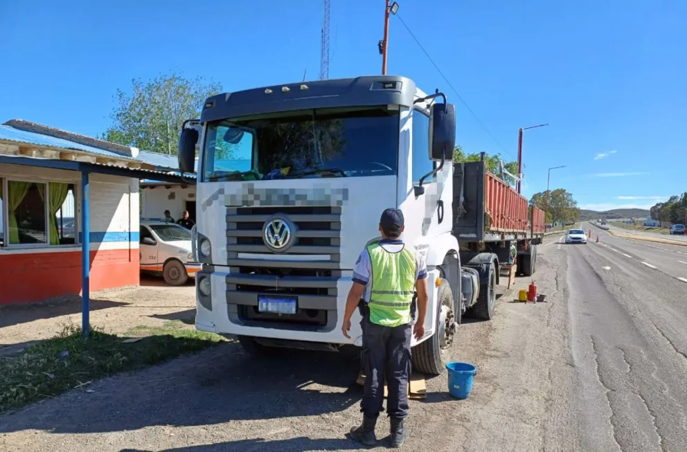 Le secuestraron el camión en la entrada al Valle por presentar irregularidades