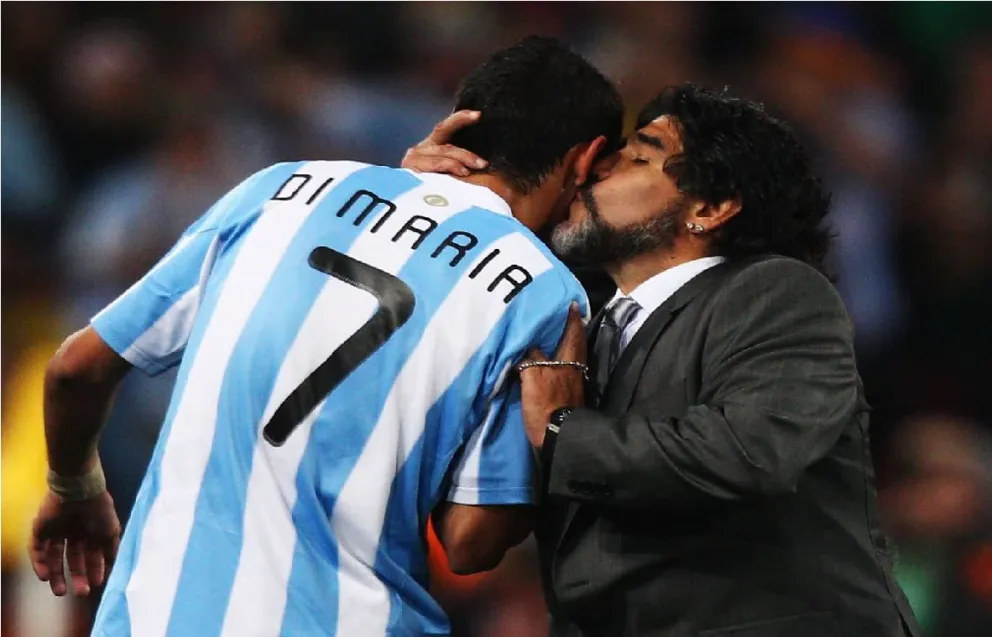 “Gracias Diego”:  el detalle del gol de Di María en la final del Mundial