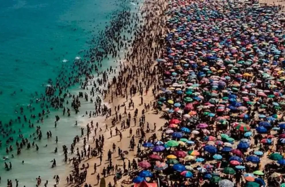Ola de calor en Río de Janeiro alcanza récord histórico: la sensación térmica llegó a 58,5ºC