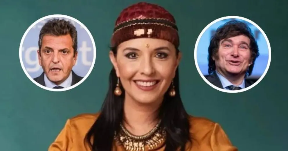 Las predicciones astrológicas de Jimena La Torre para el balotaje entre Massa y Milei