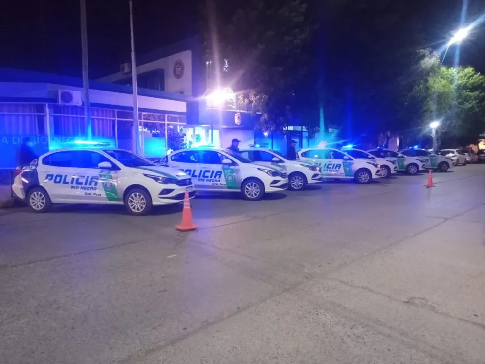 Hay tres patrulleros, pero solo uno está en las calles por falta de choferes 