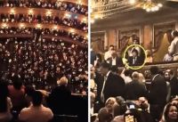 Milei y Flórez abucheados en el Teatro Colón: "Basura, vos sos la dictadura"