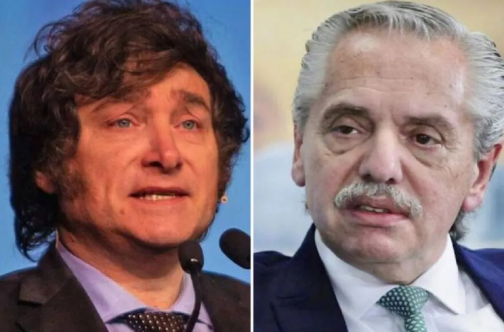 Milei y Fernández, juntos en la Quinta de Olivos