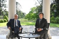 Transición: Alberto Fernández y Milei se reunieron en Olivos