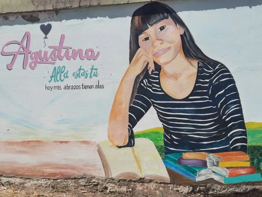El mural de Agustina: un testimonio de la tragedia, un reclamo de justicia