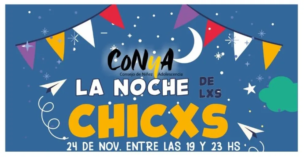Se viene la "Noche de lxs Chicxs" para recorrer y jugar en la ciudad de noche