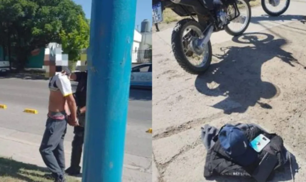 Detienen a un hombre que robó y amenazó a una mujer en Roca