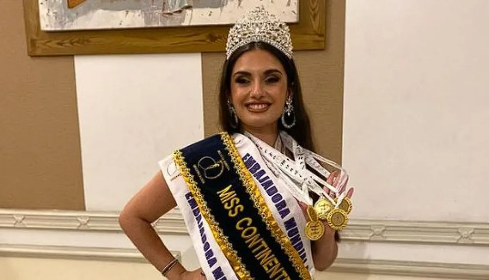 La roquense Celina Cibura se coronó como Miss Continental Mundial 2023