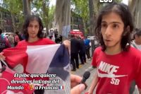 Mira el video: un joven argentino acusa a Messi de robo y pide devolver el Mundial a Francia