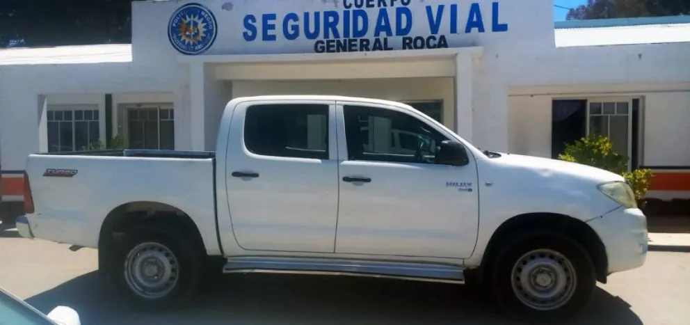 Recuperan en Roca una camioneta que tenía pedido de secuestro en Neuquén