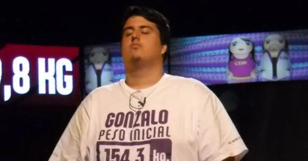 El impactante cambio de Gonzalo Ocaña, exparticipante de Cuestión de peso