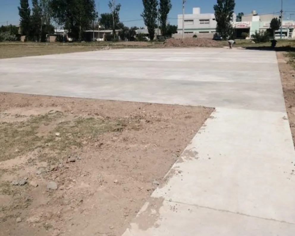 ¿Cómo va la obra del nuevo Playón Multideportivo en Barrio Belgrano?