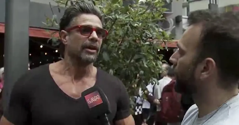 El incómodo momento de Luciano Castro con un cronista de LAM