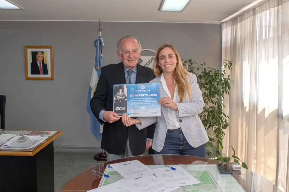 La familia de Aleardo Laría donó su archivo historico al Museo Vintter