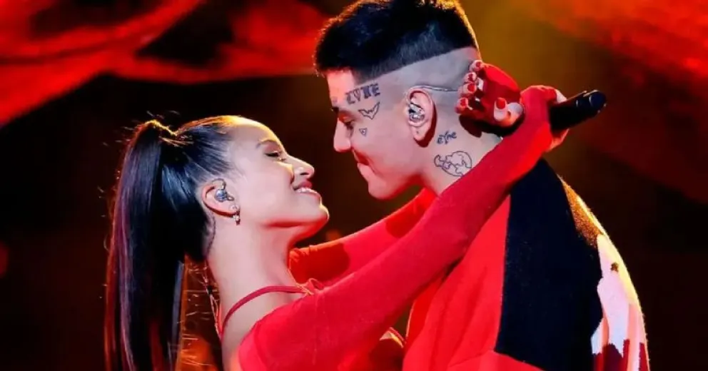 Romance en el estudio: El amor entre Duki y Emilia Mernes surgió en plena grabación