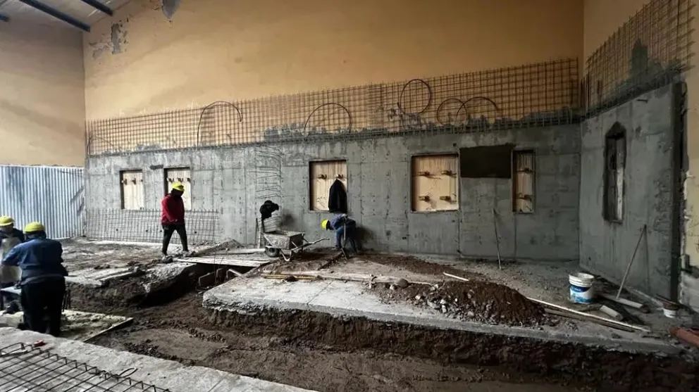 Avanza la obra de ampliación del penal 2 de Roca