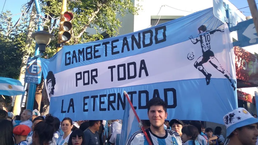 VIDEO: Hace un año Argentina le ganaba a Croacia y en Roca se festejaba así  