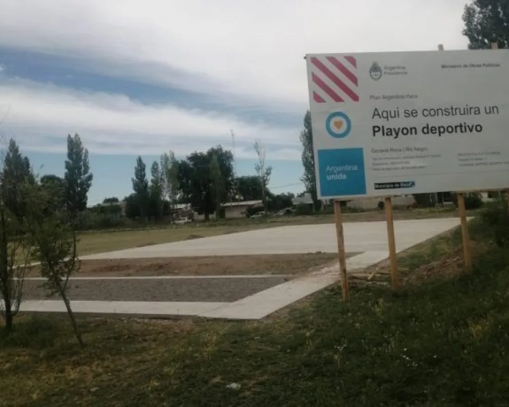 El nuevo Playón Multideportivo en Barrio Belgrano, cada vez más cerca