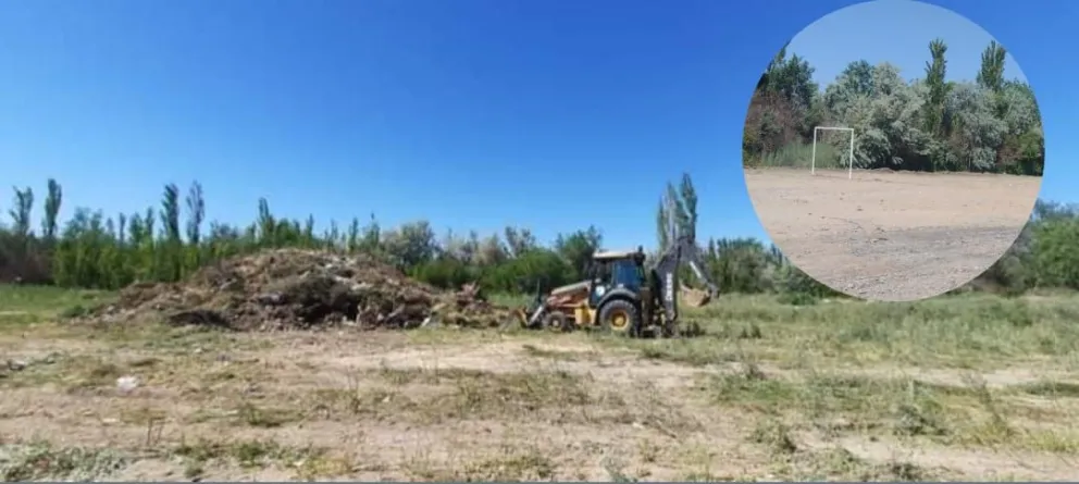 De basural a cancha de fútbol: transformaron un terreno de la región para los más chicos