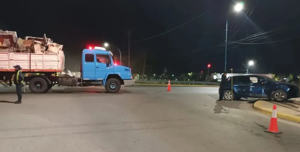 Un menor quedó hospitalizado tras un choque en Ruta 22