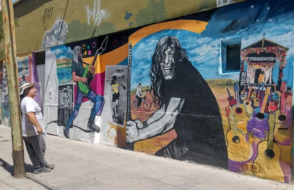 Este viernes se inaugura oficialmente el mural en homenaje a Cacho Lobello