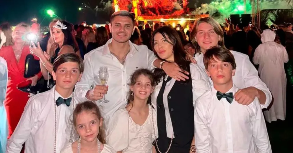La espectacular bienvenida de Wanda Nara al 2024 en Dubai