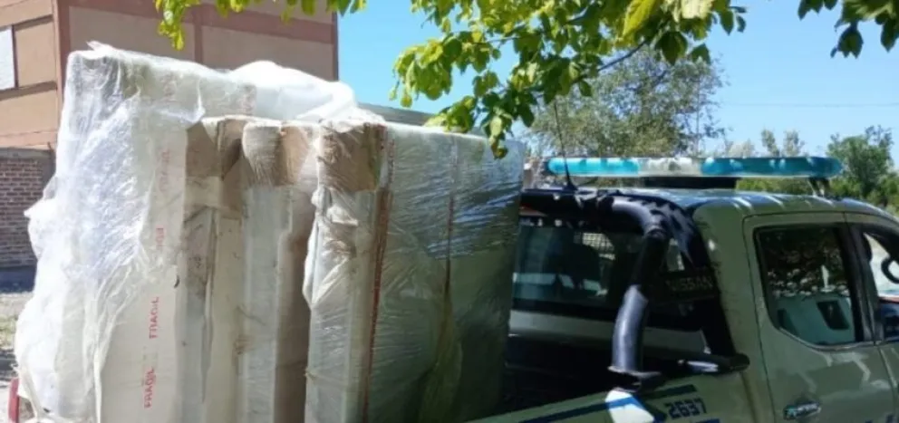 Recuperan ventanas robadas de una vivienda en una localidad valletana
