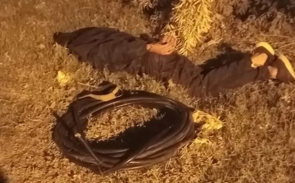 Lo encontraron robando cables y terminó detenido